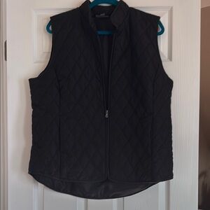 Style & Co Black Textured Vests for Formal Occasions